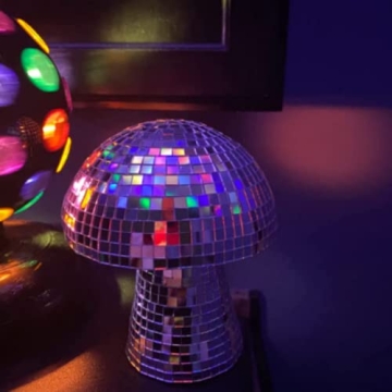 Yeehlmer Mushroom Disco Ball for Party and Home Decor