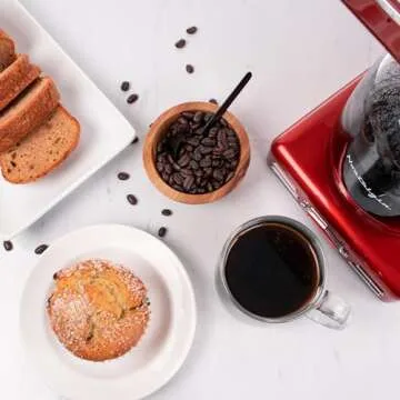 Stylish Nostalgia Retro 12-Cup Coffee Maker with Features