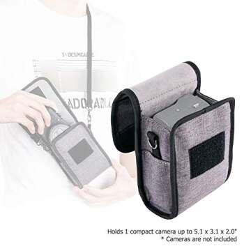 Kiorafoto Compact Camera Pouch Case - Versatile and Protective for Travel