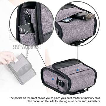 Kiorafoto Compact Camera Pouch for Sony Canon Olympus Ricoh