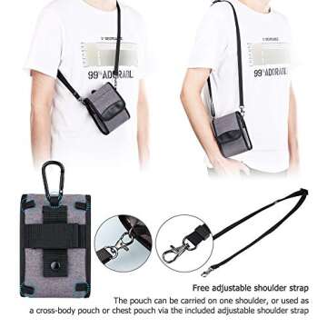 Kiorafoto Compact Camera Pouch for Sony Canon Olympus Ricoh