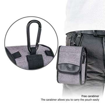 Kiorafoto Compact Camera Pouch for Sony Canon Olympus Ricoh