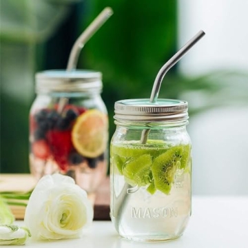 ALINK 8-Pack Stainless Steel Straws for Yeti Tumblers