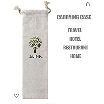 ALINK 8-Pack Stainless Steel Straws for Yeti Tumblers