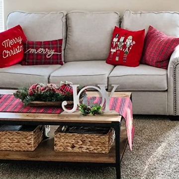Eternhome Rustic Christmas Decoration Joy Sign for Home