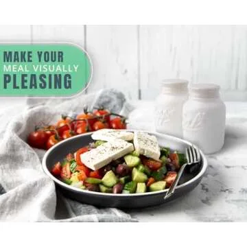 Vintage Mason Jar Salt & Pepper Shakers by Comfify - Adorable Decorative Mason Jar Décor for Vintage, Rustic, Shabby Chic Kitchens - Sturdy Ceramic in White - 3.5 oz. Cap.