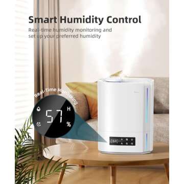 High Performance BREEZOME 6L Ultrasonic Humidifier