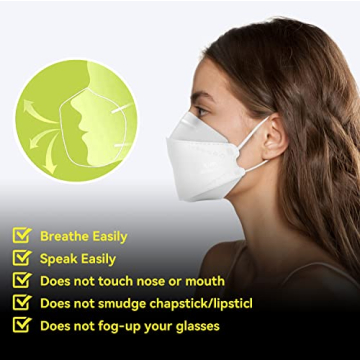 KN95 Face Masks 60 Pack - Breathable & Stylish Protection