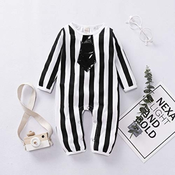 Enchanted Viworld Striped Baby Jumpsuit for Halloween