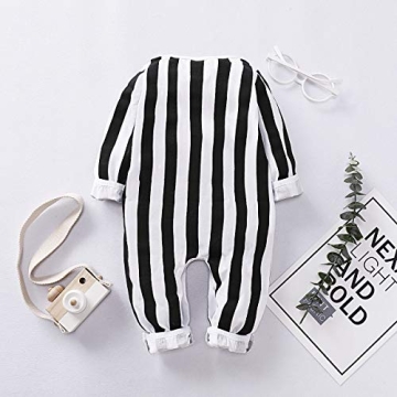 Enchanted Viworld Striped Baby Jumpsuit for Halloween