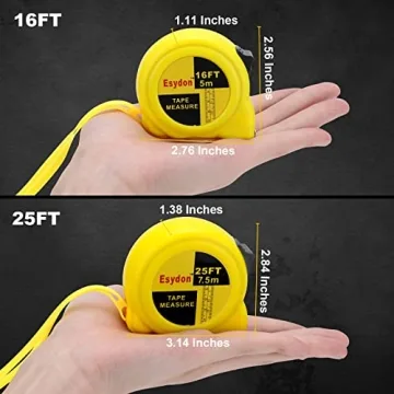 Esydon Measuring Tape Set - 2 Packs for Accurate Measurements