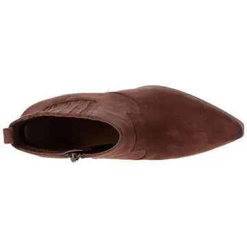 The Drop Women's Sia Pointed Toe Western Ankle Boot - Stylish Comfort