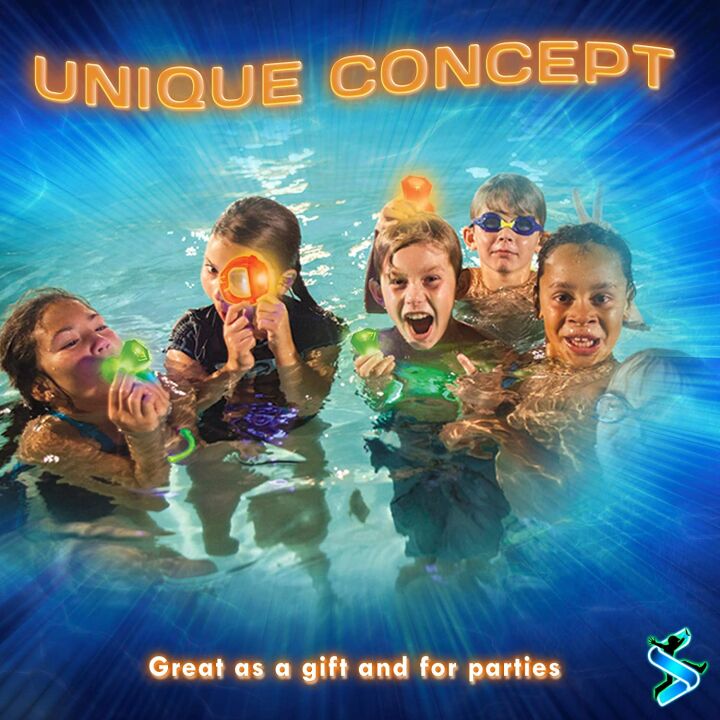 Glow in the Dark Pool Party Set for Kids Ages 8-12