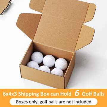 Eupako 6x4x3 Shipping Boxes - Perfect for Small Business