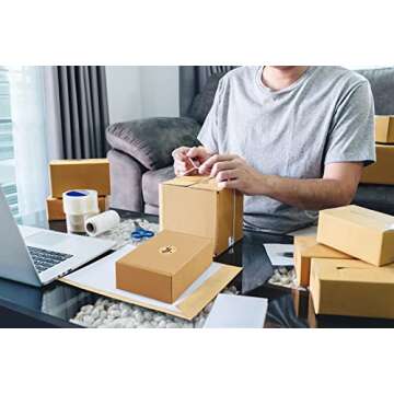 Eupako 6x4x3 Shipping Boxes - Perfect for Small Business