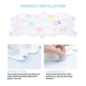 FengXing Cat Toys - Cat Track Toy Ball and Bell with 3 Layers, Cat Toys Interaction Play Attracts Fun and Exercise for Kittens, Sucker Cat Toy Saves Space.