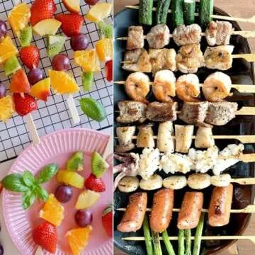 6Inch Bamboo Skewers for Appetizers,100Pcs Bamboo Paddle Picks,Wooden Appetizer Skewers for Fruit Kabobs,Wide Flat Paddle Bamboo Wood Picks for Cocktail,Barbecue Snacks,Fondue,Marshmallow