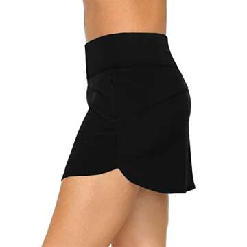 Aurgelmir Womens Active Golf Tennis Skort Athletic Lightweight Running Skirts with Built-in Shorts