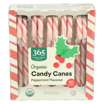 Organic Peppermint Candy Canes for a Guilt-Free Treat