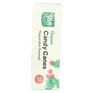 Organic Peppermint Candy Canes for a Guilt-Free Treat