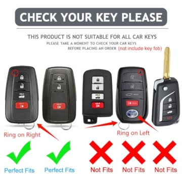 Cacacar Toyota Key Fob Cover - Stylish & Protective