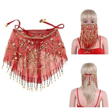 Baisdan Face Veil Perfect for Costumes and Performances