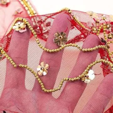 Baisdan Face Veil Perfect for Costumes and Performances