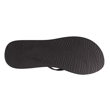 Reef Bliss Nights Flip Flop in Black - Ultimate Comfort