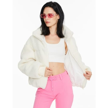 Orolay Women's Fuzzy Fleece Jacket Warm Stylish Winter Coat