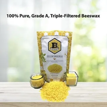 Pure Cosmetic Grade Beeswax Pellets for DIY Skincare & Crafts