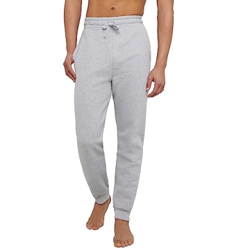 Hanes Men's Jogger Sweatpants with Pockets - Light Steel