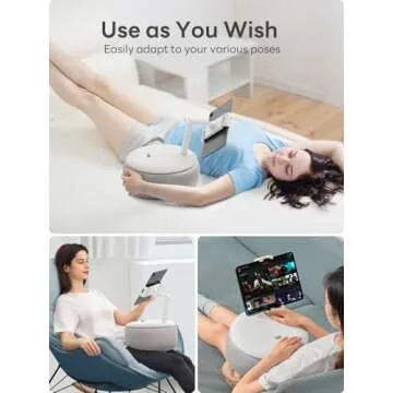 SAIJI Tablet Pillow Holder for Hands-Free Comfort Anywhere