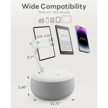 SAIJI Tablet Pillow Holder for Hands-Free Comfort Anywhere