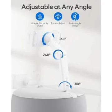 SAIJI Tablet Pillow Holder for Hands-Free Comfort Anywhere