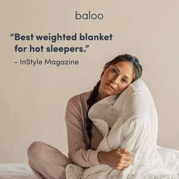 Baloo Weighted Blanket - 12 lbs, Cotton, 42x72