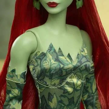 Barbie Signature Poison Ivy Collector Doll with Posable Body, Iconic Outfit, & Accessories, DC Batman 85th Anniversary Collectible