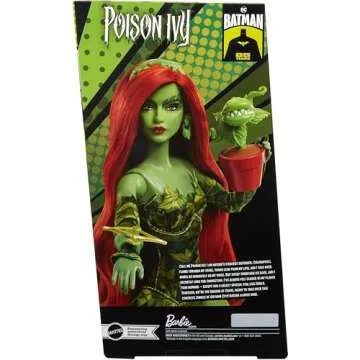 Barbie Signature Poison Ivy Collector Doll with Posable Body, Iconic Outfit, & Accessories, DC Batman 85th Anniversary Collectible