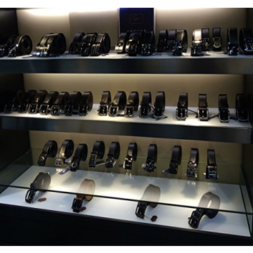 Clear Acrylic Belt Display Stands for Organized Closets