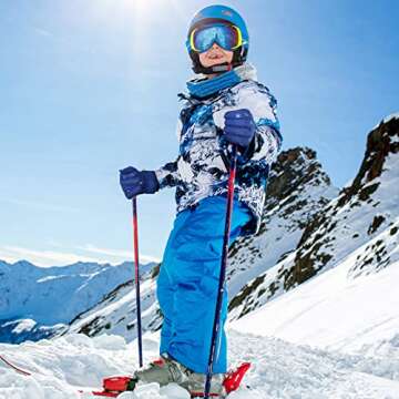 Hicarer Winter Gloves for Kids Waterproof Snow Ski Gloves