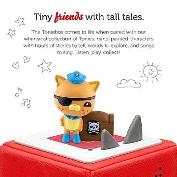 Engaging Tonies Kwazii Audio Play Character for Kids