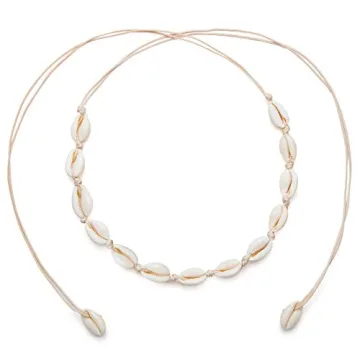Stylish Natural Cowrie Shell Necklace for Summer
