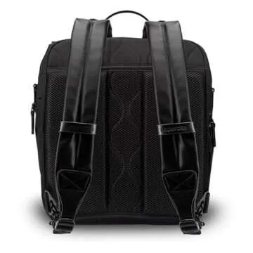 PAPERCLIP Willow Diaper Bag Backpack with Fold-Out Changing Station (Forest Black)