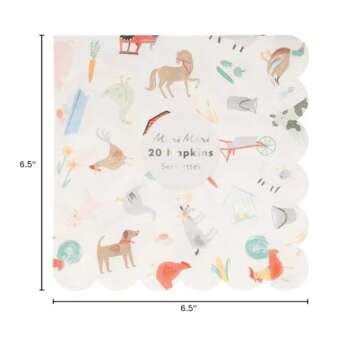 Meri Meri On The Farm Large Napkins