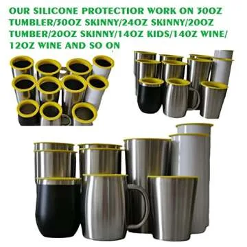 Silicone Tumbler Shields for Easy DIY Painting