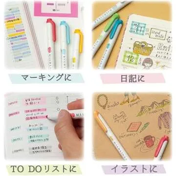 ZEBRA WKT7-35C Highlighter, Mildliner, 35 Color Set, Gift Box Included