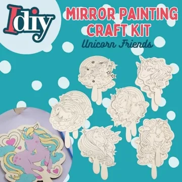 Craft Kits for Kids - Paint Your Own Unicorn Mirrors