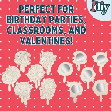 Craft Kits for Kids - Paint Your Own Unicorn Mirrors