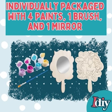 Craft Kits for Kids - Paint Your Own Unicorn Mirrors