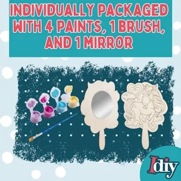 Craft Kits for Kids - Paint Your Own Unicorn Mirrors