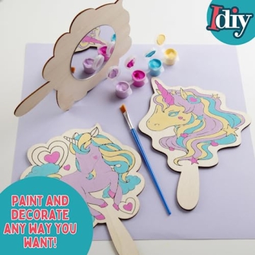 Craft Kits for Kids - Paint Your Own Unicorn Mirrors